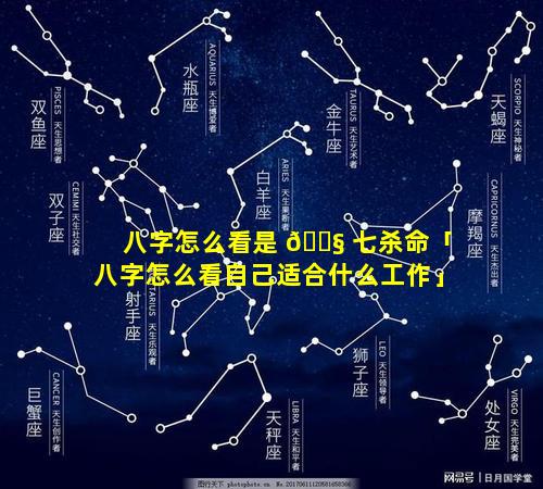 八字怎么看是 🐧 七杀命「八字怎么看自己适合什么工作」